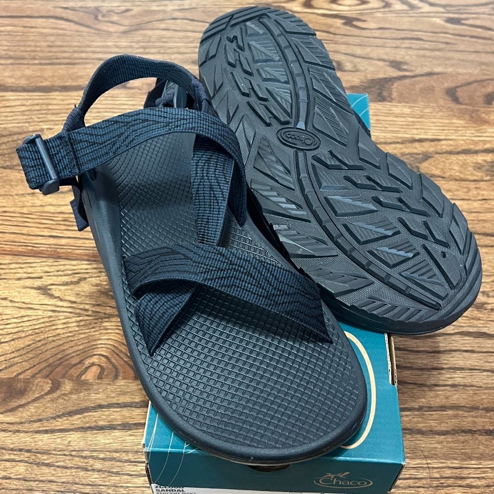 Chaco Men's Z/Cloud Sandals Size 9 Serpent Navy